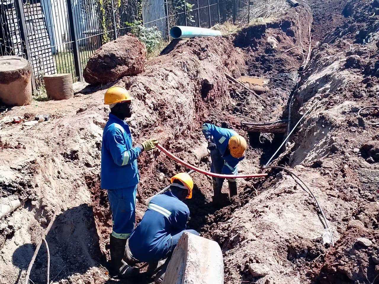 City of Harare & Helcraw Water Host Government Monitoring Tour as Infrastructure Works Restore Services