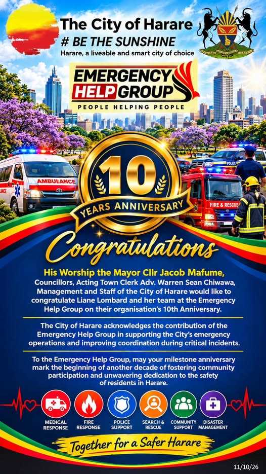Emergency Services Congratulations